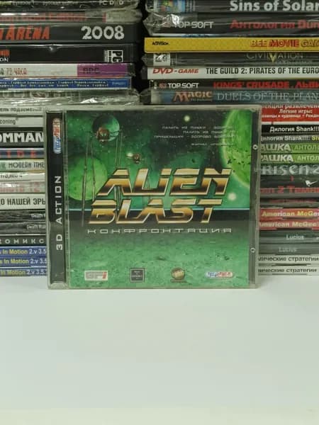 Видеоигра для ПК Alien Blast: Конфронтация 2004 PC CD