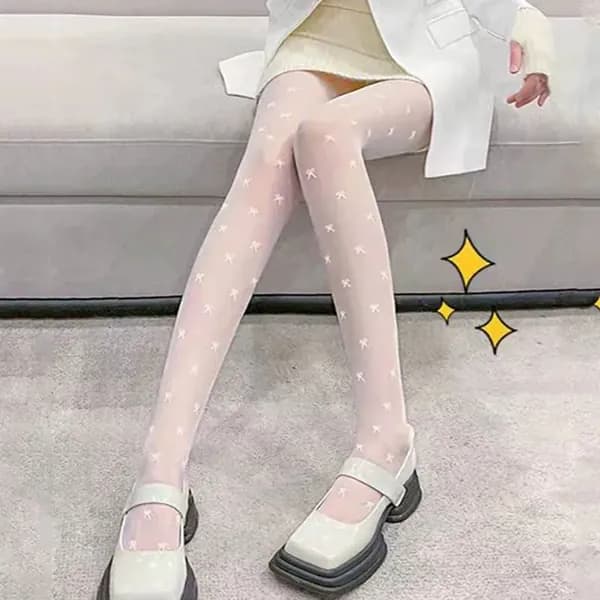 Колготки Boutique. Итальянская мода (принт с бантиками), 20 ден, 1 шт