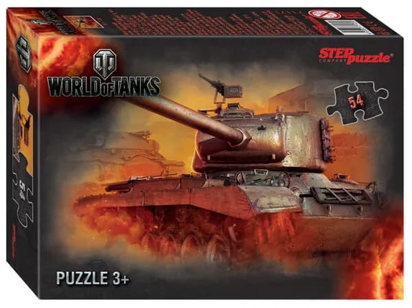 Пазл 54 Детали World of Tanks (танк)