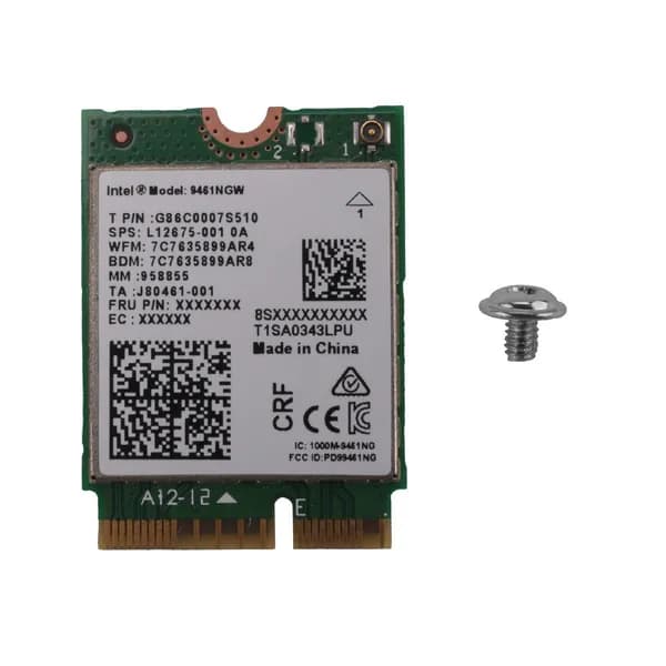 Для 9461NGW WiFi Card AC 9461 2.4G/5G Dual Band 802.11AC M2 Key E CNVI Bluetooth 5.0 Беспроводной Адаптер