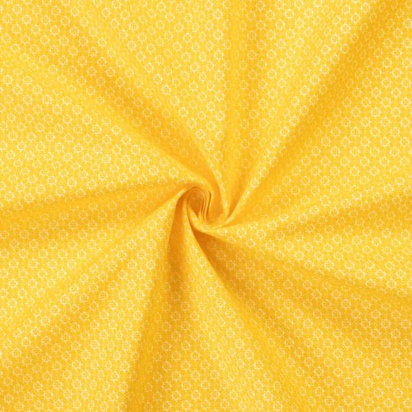 Ткань для пэчворка PEPPY 4517, 50*55 см, 100% хлопок, цв.жёлтый (204)