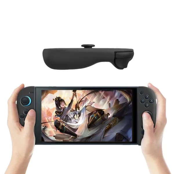 Силиконовый чехол для контроллеров Nintendo Switch 2, черный, противоскользящий