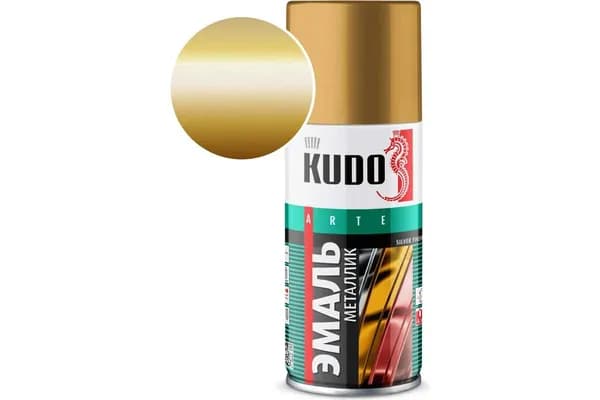 Краска аэрозоль металлик БРОНЗА 210 МЛ "KUDO" KU-1029.1