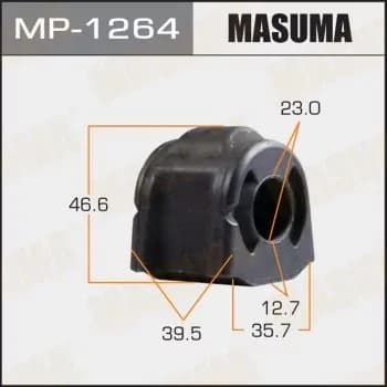 Втулка переднего стабилизатора MASUMA MP-1264 для SUBARU Forester SH 2.5 AWD/ SJ 2.0 i AWD/ SJ 2.0 XT AWD/ XV GP 2.0 D AWD/ XV GT 1.6 i AWD/ XV GT 2.0 i AWD 11->