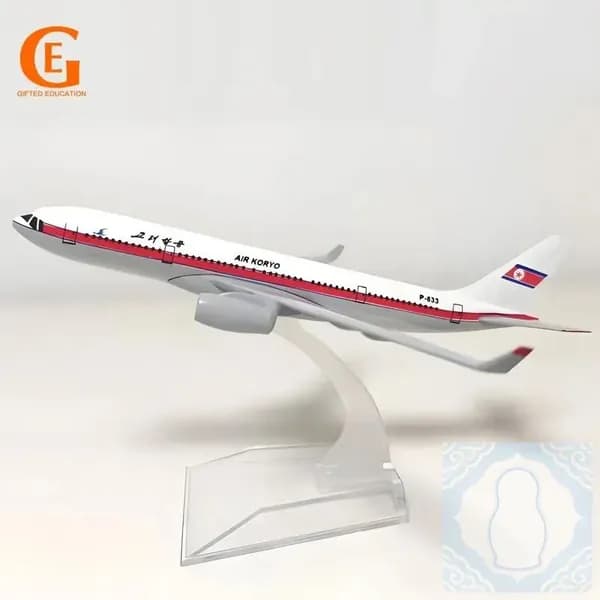 Металлическая Модель Самолета TU-204 P-633 Северная Корея, Советских Air KORYO Литая Коллекционная