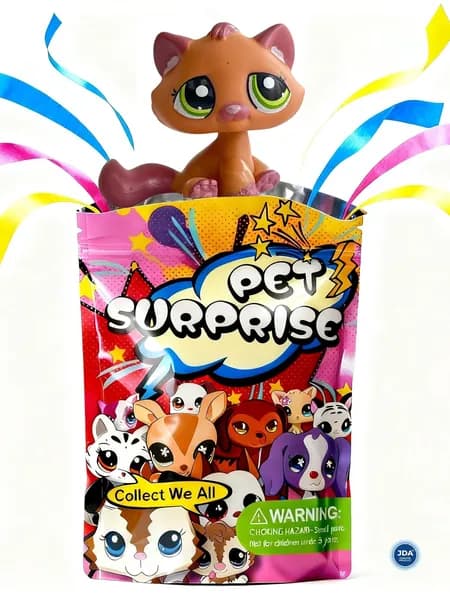 Pet Shop #1710,лпс игрушки,Короткошерстная кошка,подарок для девочки(С упаковочным пакетом)
