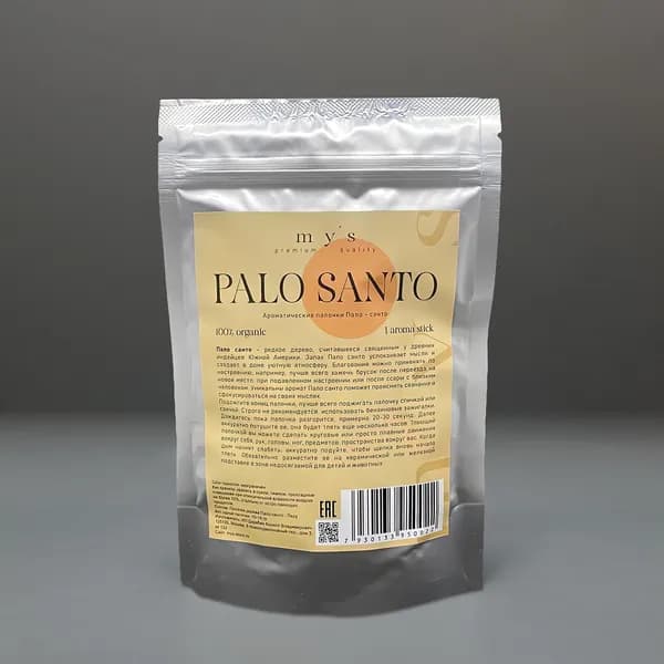 my's PALO SANTO Аромат для дома Благовония Пало Санто - 1 палочка