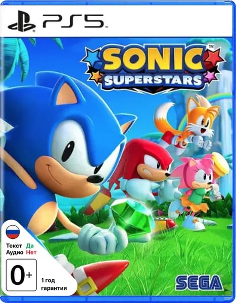 Игра Sonic Superstars (PlayStation 5, PlayStation 5 Pro, Русские субтитры)