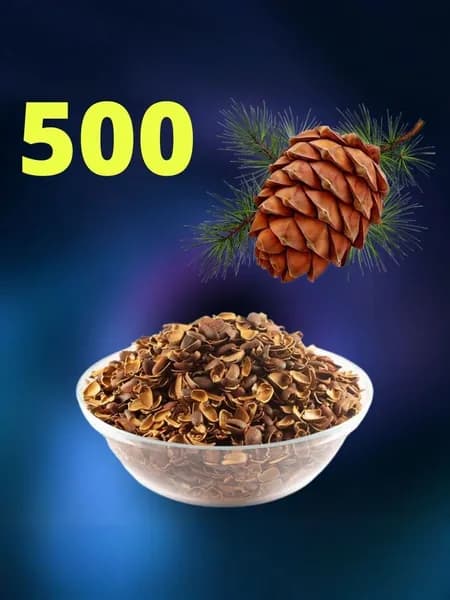 Скорлупа КЕДРОВОГО ОРЕХА 500 гр / Для Настоек / Для Растений