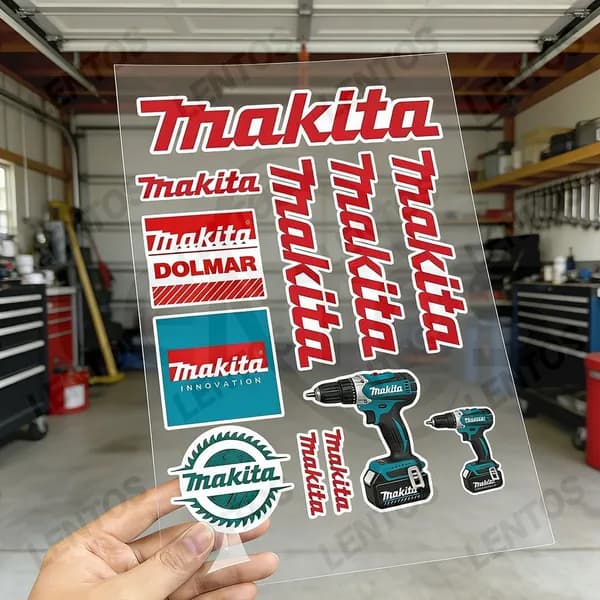 для MAKITA Водонепроницаемые виниловые наклейки на мотоцикл для декора байка