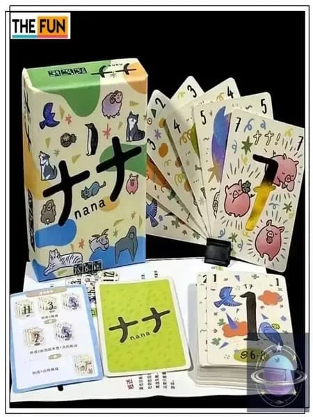 Красочная карточная игра с животными, для всей семьи