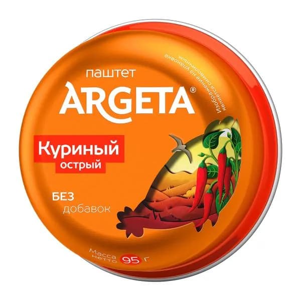 Паштет Argeta куриный острый 95г