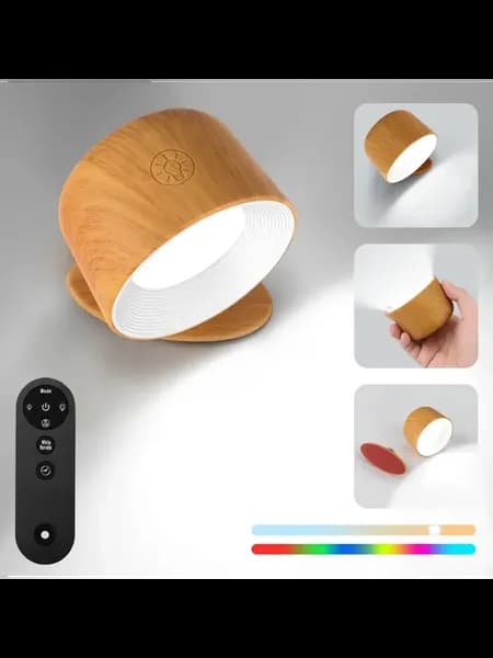 Настенный магнитный светильник B01 Wood color