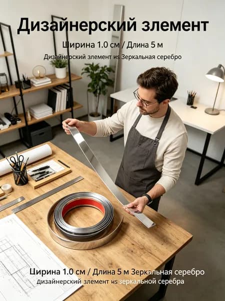 Декоративная накладка, для чётких линий на стене