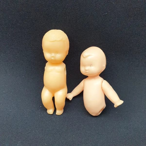 Куклы винтажные, СССР. Набор 2 шт., пластмассовые фигурки для кукольного творчества