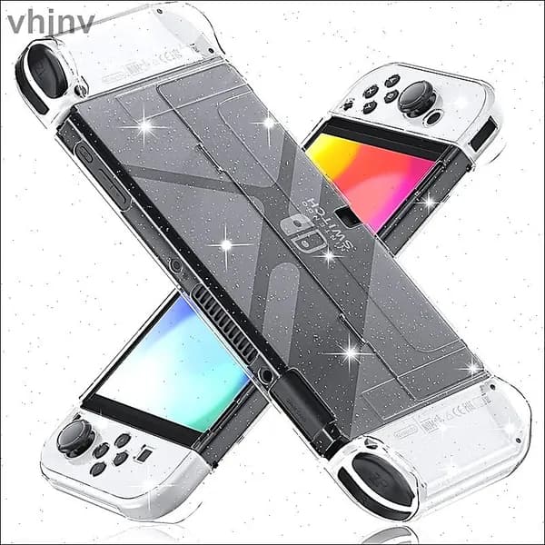 Блестящий чехол, совместимый с Nintendo Switch OLED Model 2021