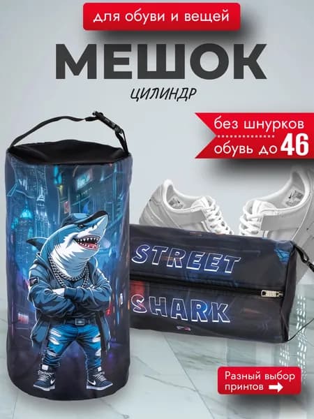 Мешок для обуви, сумка чехол для сменки школьная большая