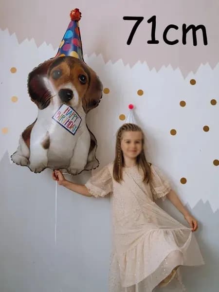 воздушный шар из фольги для кошек, собак, 1 шт