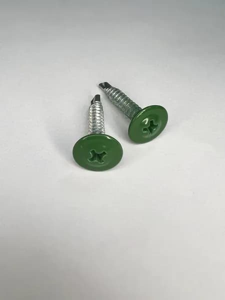Саморез с прессшайбой сверло 4 2*25 RAL-6002 (250 шт)