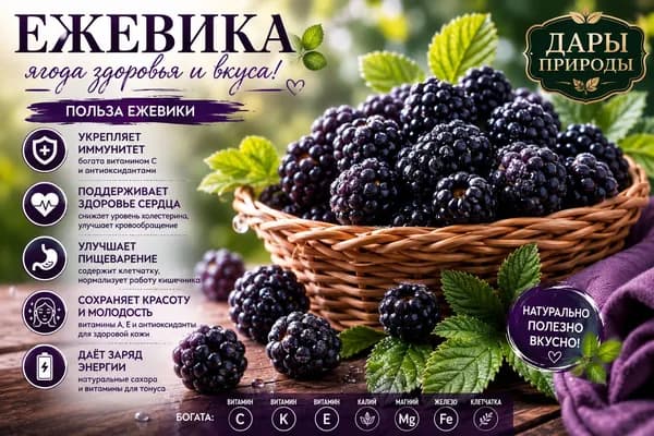 Ежевика, 0,1-0,15 кг