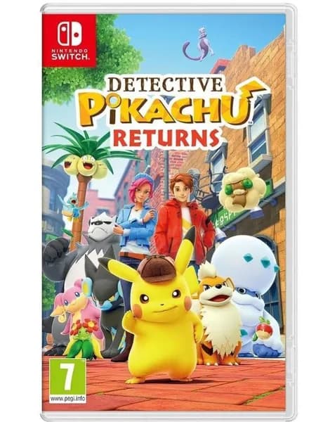Игра для NINTENDO Switch Detective Pikachu Returns (Новый картридж) (Nintendo Switch, Английская версия)