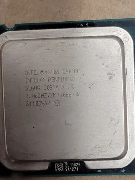 Процессор Pentium E6600 частота 3.06