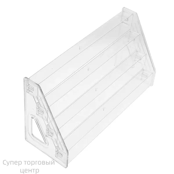 Прозрачный Акриловый Органайзер Для Открыток С Ярусным Дизайном, Идеально Подходит Для Хранения И Демонстрации, 1 Шт