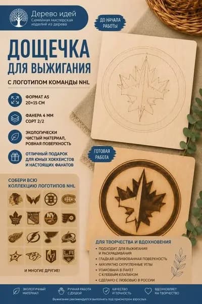 Набор для творчества Доски для выжигания