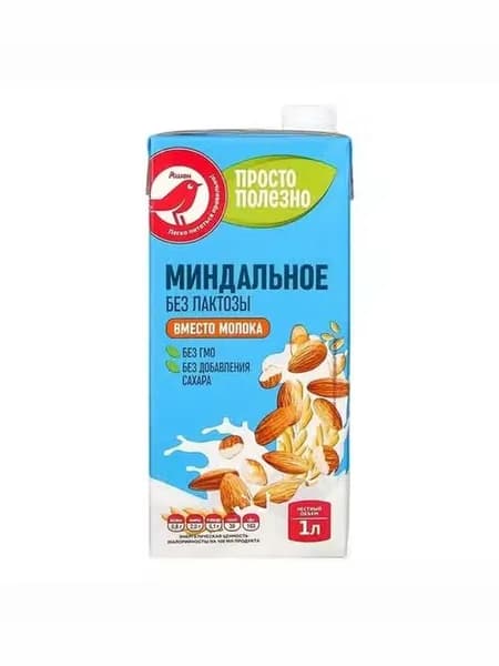 Напиток миндальный АШАН Красная птица 3,2% 1 л