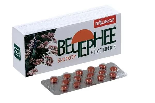 Вечернее+пустырник драже 0.16 г 60шт. Биокор