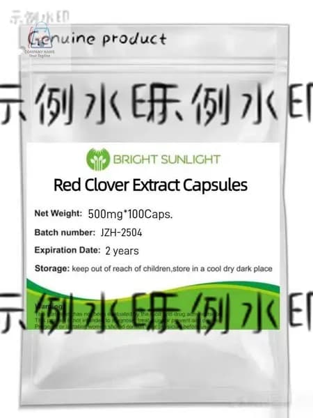 Капсулы с экстрактом красного клевера, 500 мг - 100 капсул (Red Clover)-TAODONG