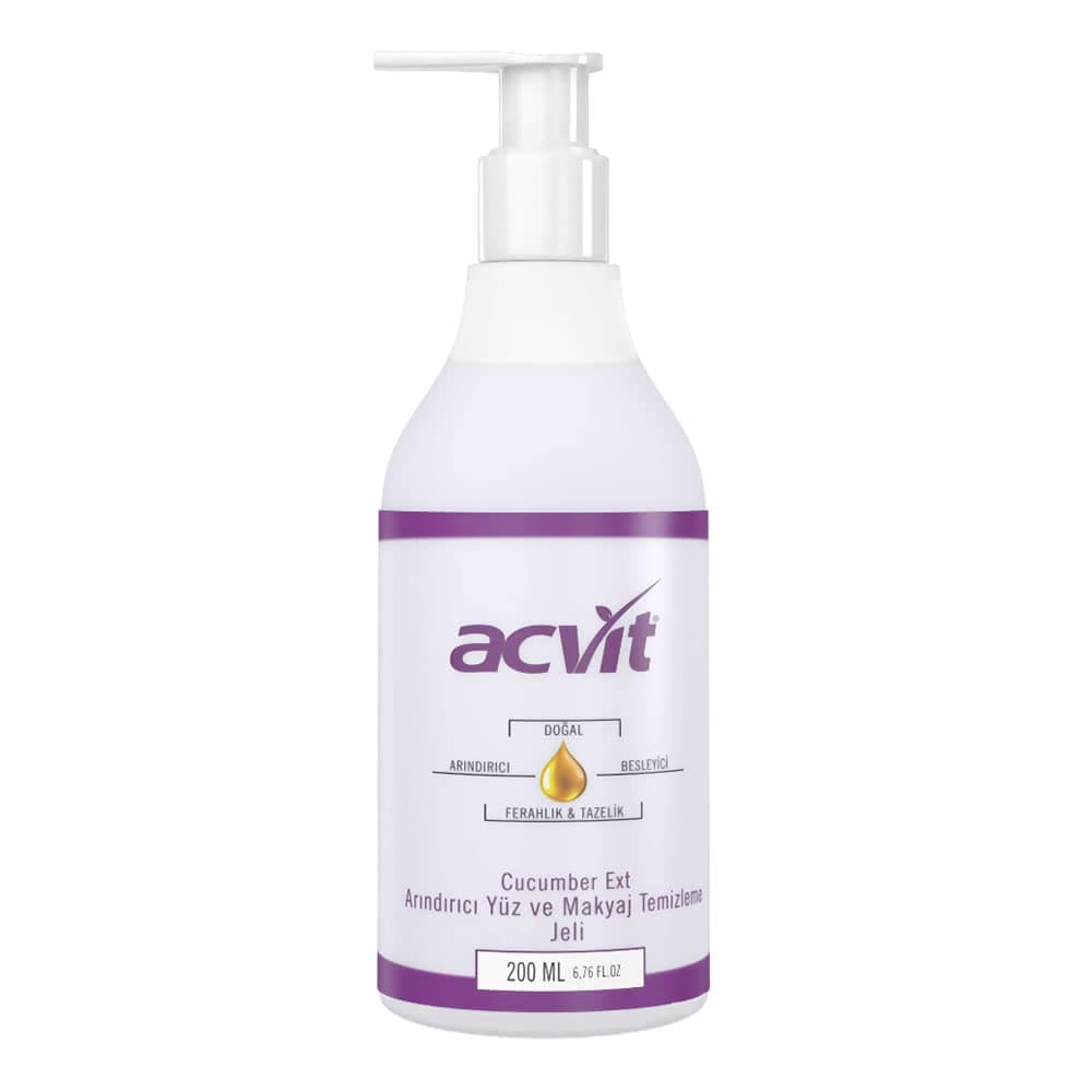 Acvit Cucumber Ext Очищающий гель для лица и макияжа 200 мл