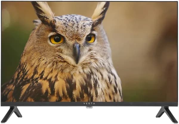 VEKTA Телевизор 24″ HD, черный