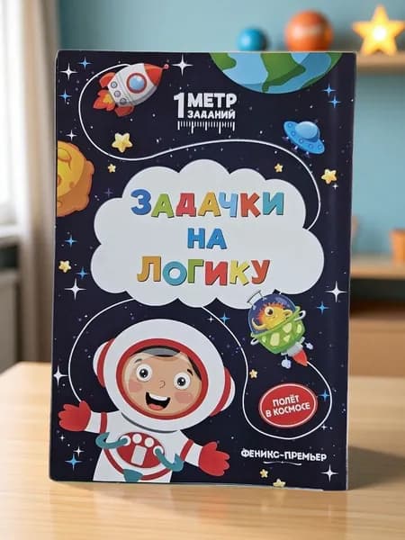 Задачки на логику. Полет в космосе. Книжка-гармошка (Мягк.обл) | Ивинская Снежана Сергеевна