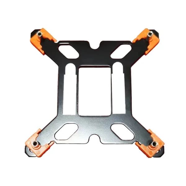 (1 шт.) Задняя пластина (backplate) для кулеров под сокеты LGA1700X/115X/1366 - желтая
