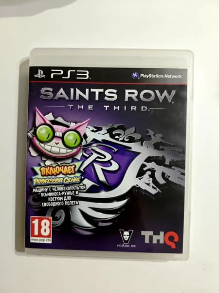 Диск Saints Row The Third PS3. Товар уцененный