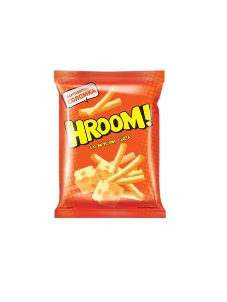 Hroom Чипсы со вкусом сыра, 50 гр