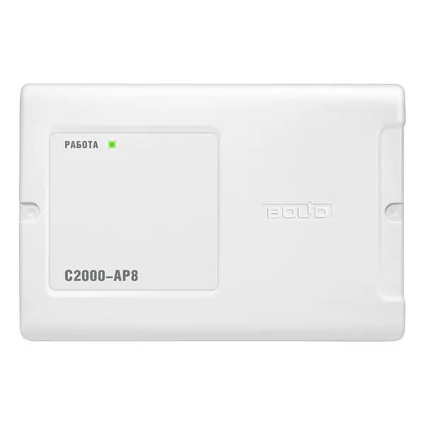 С2000-АР8 Адресный расширитель 8ШС с контролем (Пожар, НЗ, НР), IP41, С2000-КДЛ