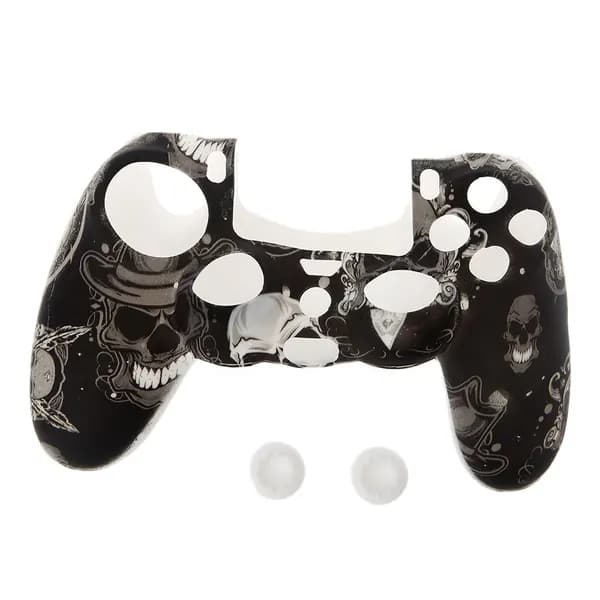 Силиконовый рукав с рисунком головы черепа для переноса воды PS4 water transfer hat 2 белыми силиконовыми рукавами
