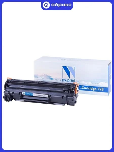 Тонер-картридж NV Print NV-728, лазерный, черный