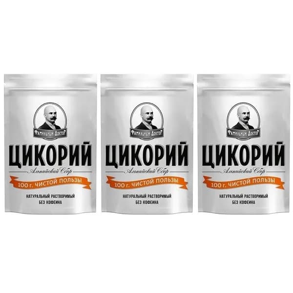 Фамильный Доктор Цикорий Альпийский сбор, 100 г, 3 шт.