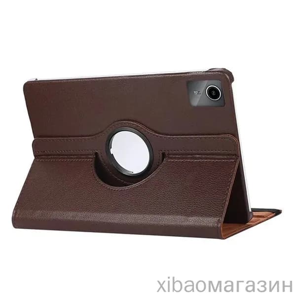 Противоударный защитный чехол для планшета Lenovo Xiaoxin Pad (2025) 11 дюймов, поддерживает вращение на 360 градусов и поставляется в кожаном чехле.