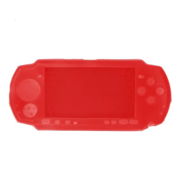 Мягкий силиконовый чехол для PSP 2000/3000, красный