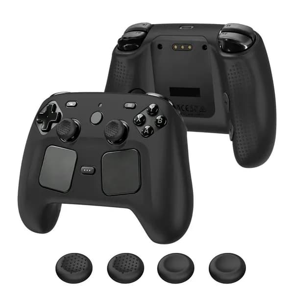 Силиконовый чехол для геймпада Valve Steam Controller 2026 защитный кейс с накладками на стики набор