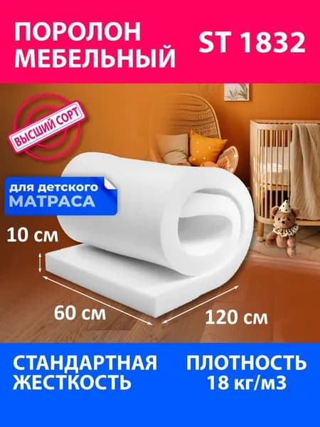 Поролон мебельный листовой
