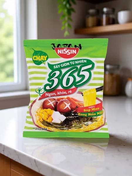 Лапша Ниссин 66г Nissin с морскими водорослями