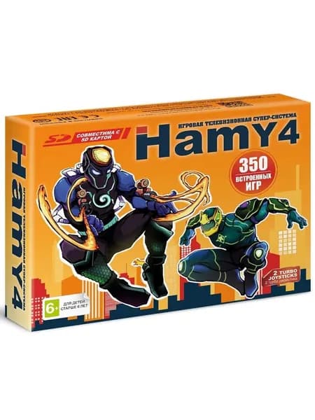 Игровая приставка Hamy 4 (350 игр) Spider-Man Red