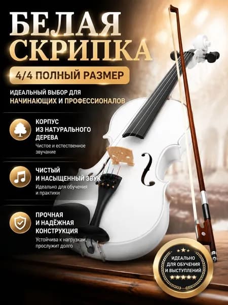 Струнный инструмент скрипка Esteem 4/4 wood в комплекте кейс, смычок, канифоль