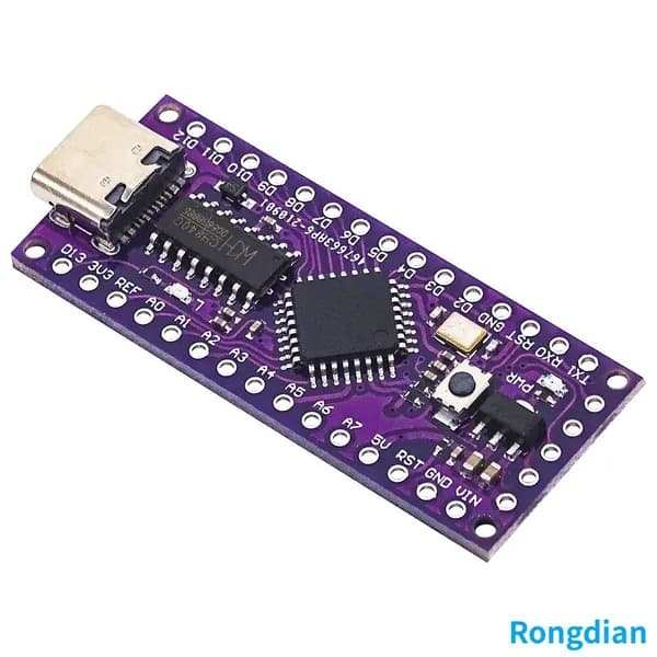 Мини-платформа LGT8F328P в корпусе LQFP32, USB Type-C и чип CH340C
