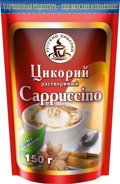 Цикорий РУССКИЙ ЦИКОРИЙ Cappuccino на фруктозе, 150г